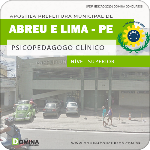 Apostila Pref Abreu e Lima PE 2020 Psicopedagogo Clínico