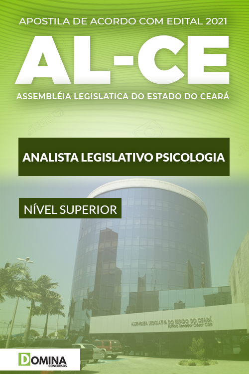Apostila Concurso AL-CE 2020 Analista Legislativo Psicologia