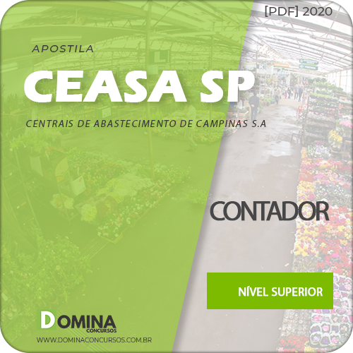 Apostila Concurso CEASA Campinas SP 2020 Contador