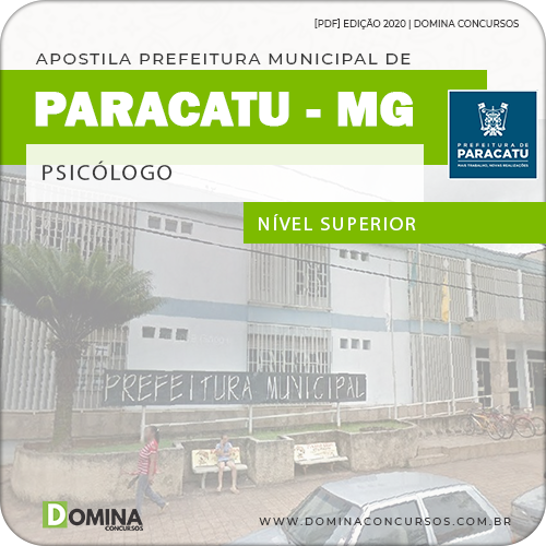 Apostila Concurso Pref Paracatu MG 2020 Psicólogo