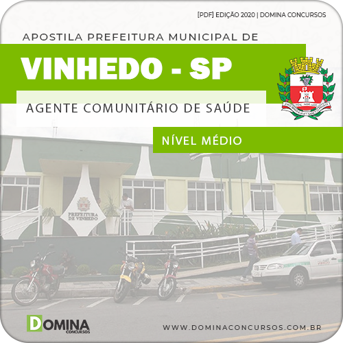 Apostila Pref Vinhedo SP 2020 Agente Comunitário Saúde