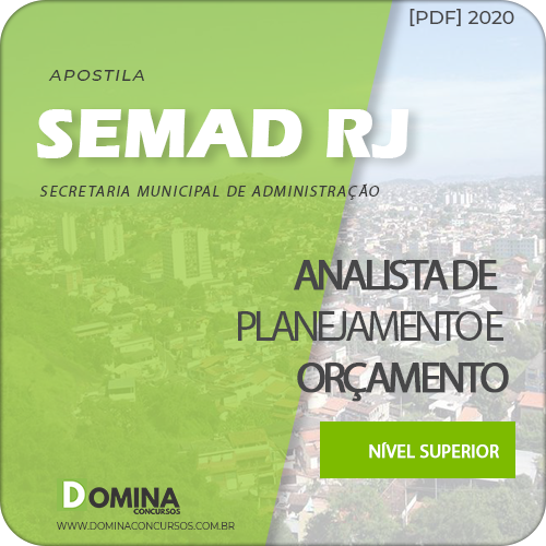 Apostila São Gonçalo RJ 2020 Analista Planejamento Orçamento