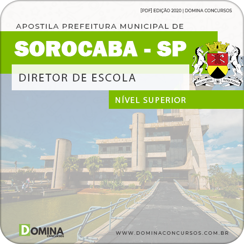Apostila Concurso Pref Sorocaba SP 2020 Diretor de Escola
