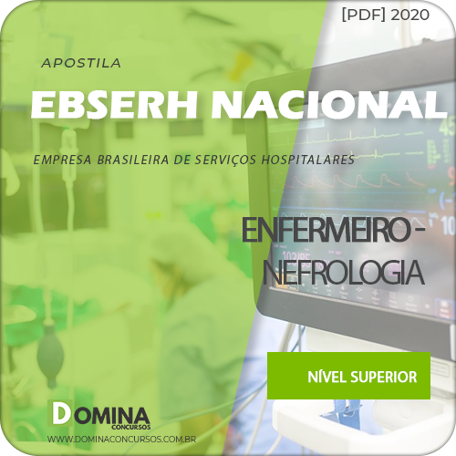 Apostila EBSERH BR 2020 Enfermeiro Nefrologia AOCP