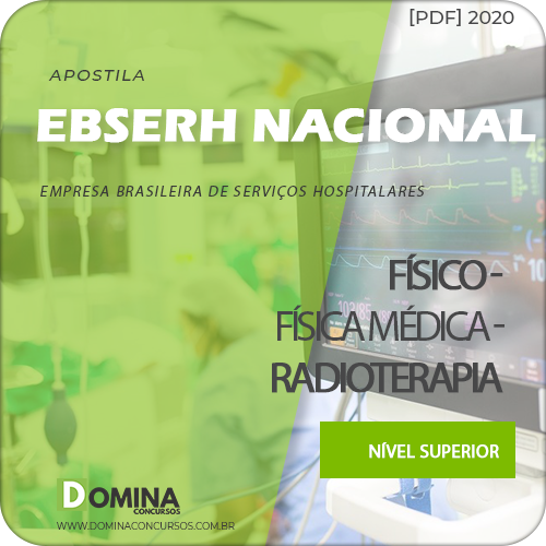 Apostila Concurso EBSERH BR 2020 Físico Radioterapia AOCP
