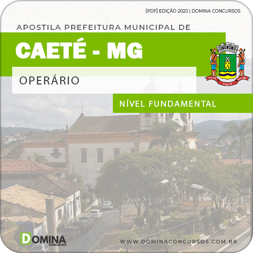 Apostila Concurso Pref de Caeté MG 2020 Operário