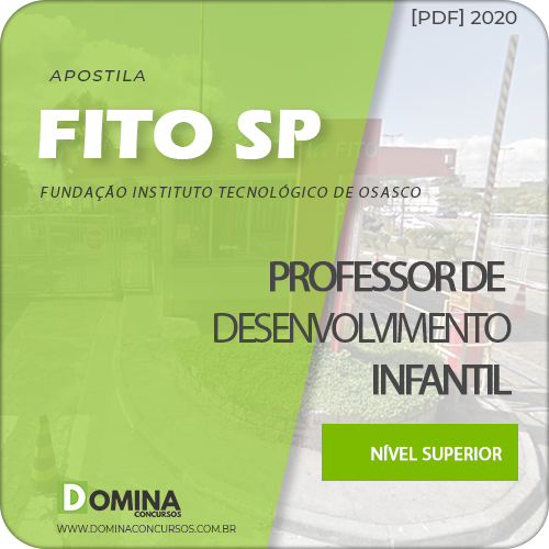 Apostila FITO SP 2020 Professor Desenvolvimento Infantil