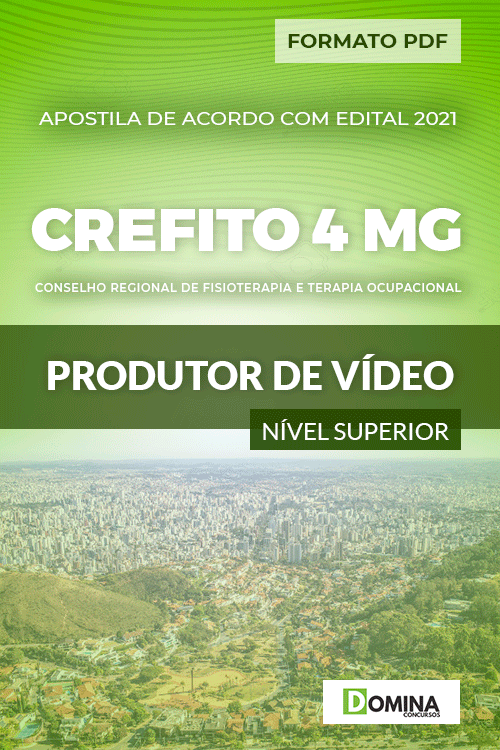 Apostila Concurso CREFITO 4 MG 2020 Produtor de Vídeo