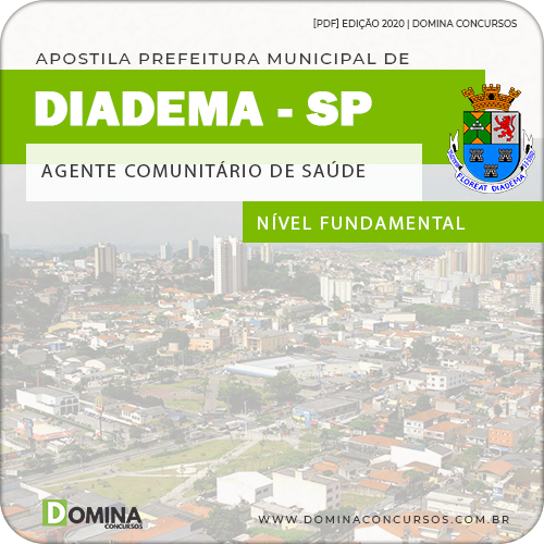 Apostila Pref Diadema SP 2020 Agente Comunitário de Saúde