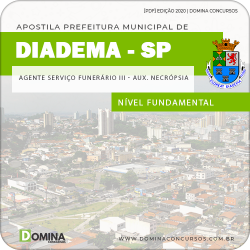 Apostila Pref Diadema SP 2020 Auxiliar de Necrópsia