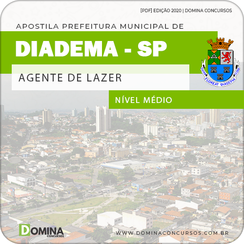 Apostila Concurso Pref de Diadema SP 2020 Agente de Lazer