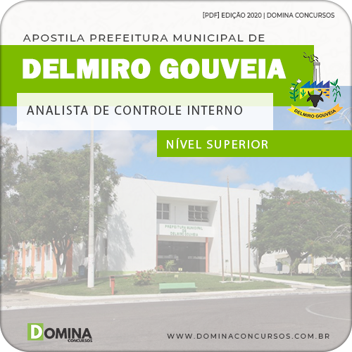 Apostila Pref Delmiro Gouveia AL 2020 Analista Controle Interno