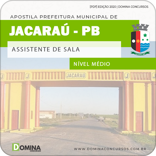 Apostila Concurso Pref Jacaraú PB 2020 Assistente de Sala