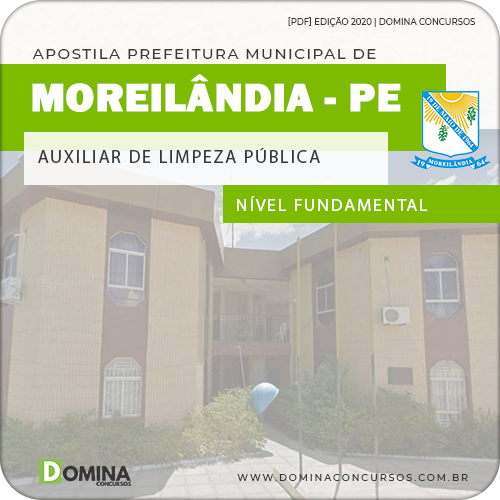 Apostila Pref Moreilândia PE 2020 Auxiliar de Limpeza Pública