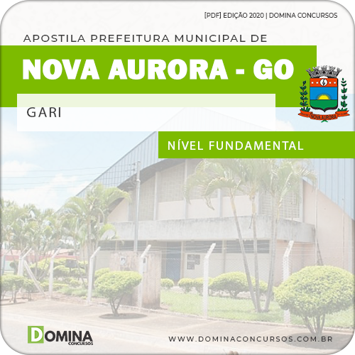 Apostila Concurso Público Pref Nova Aurora GO 2020 Gari
