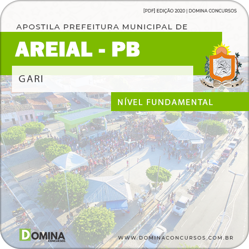 Apostila Concurso Público Prefeitura Areial PB 2020 Gari