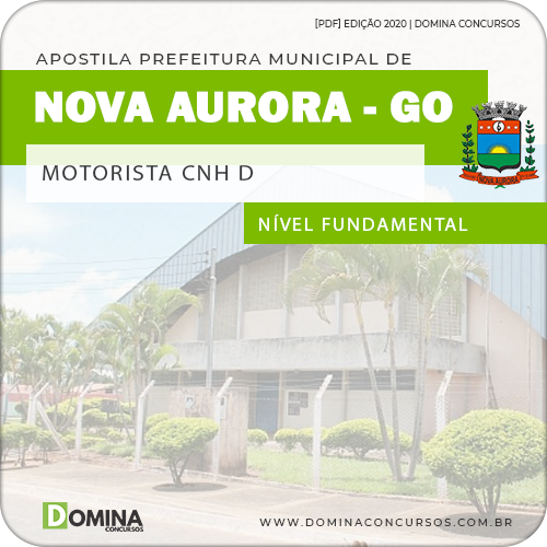 Apostila Concurso Pref Nova Aurora GO 2020 Motorista CNH D