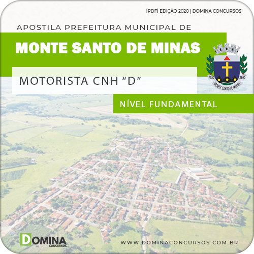 Apostila Monte Santo de Minas MG 2020 Motorista CNH D