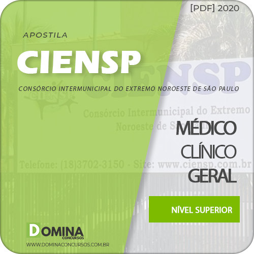 Apostila Concurso CIENSP 2020 Médico Clínico Geral