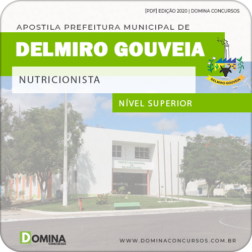 Apostila Concurso Pref Delmiro Gouveia AL 2020 Nutricionista