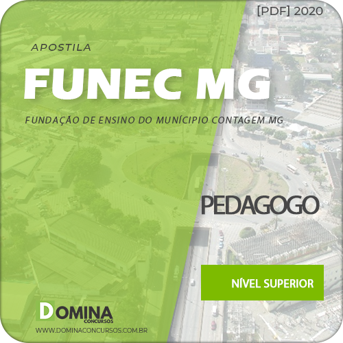 Apostila Concurso FUNEC Contagem MG 2020 Pedagogo