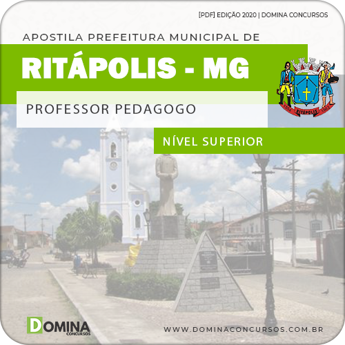 Apostila Concurso Pref Ritapólis MG 2020 Professor Pedagogo
