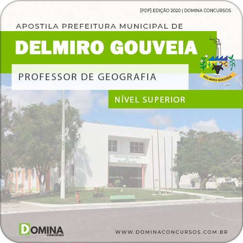 Apostila Pref Delmiro Gouveia AL 2020 Professor Geografia