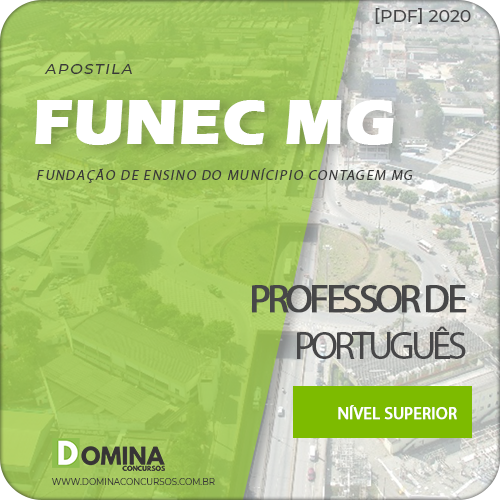 Apostila FUNEC Contagem MG 2020 Professor de Português