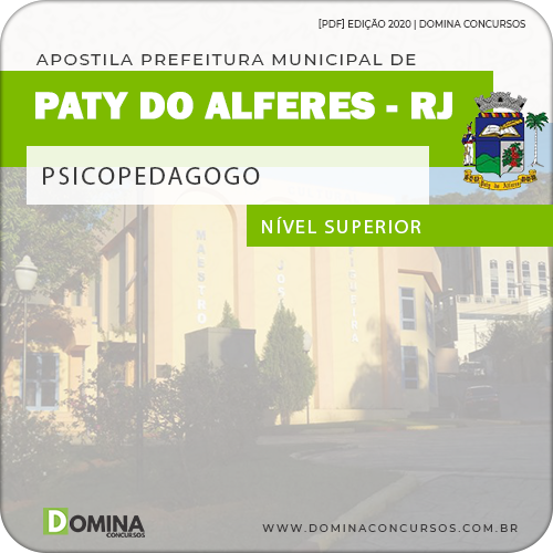 Apostila Concurso Pref Paty do Alferes RJ 2020 Psicopedagogo