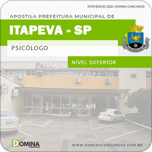Apostila Concurso Púbico Pref Itapeva SP 2020 Psicólogo