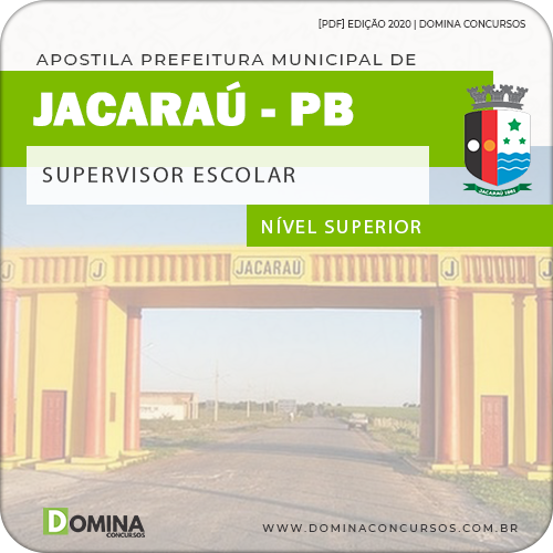 Apostila Concurso Pref Jacaraú PB 2020 Supervisor Escolar