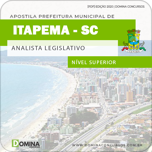 Apostila Concurso Câmara Itapema SC 2020 Analista Legislativo