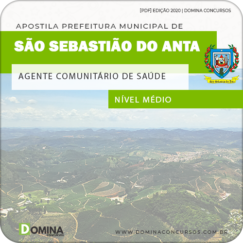 Apostila Pref São Sebastião Anta MG 2020 Agt Comunitário Saúde