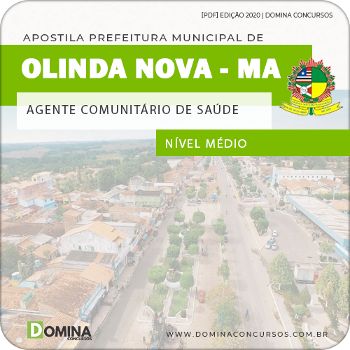 Apostila Olinda Nova Maranhão MA 2020 Agente Comunitário Saúde
