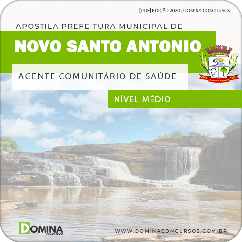 Apostila Pref Novo Santo Antonio PI 2020 Agt Comunitário Saúde