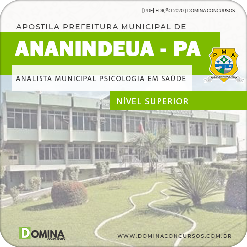 Apostila Pref Ananindeua PA 2020 Analista Psicologia Saúde