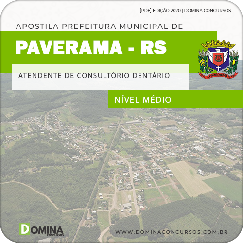 Apostila Pref Paverama RS 2020 Atendente Consultório Dentário
