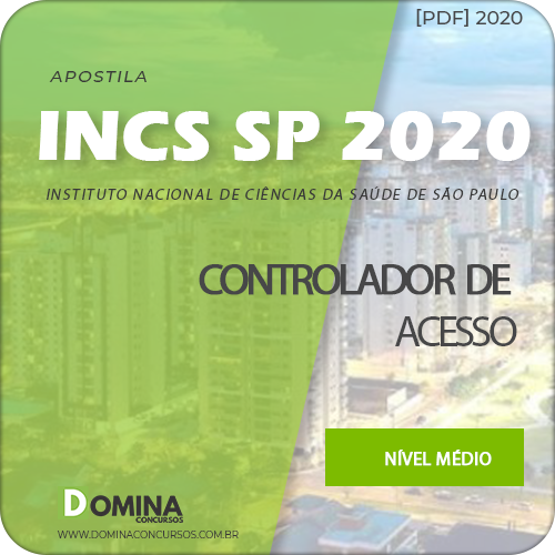 Capa INCS SP 2020 Controlador de Acesso