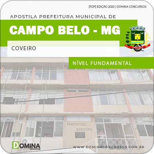 Apostila Concurso Pref Campo Belo MG 2020 Coveiro