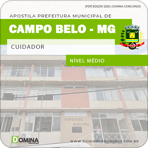 Apostila Concurso Pref Campo Belo MG 2020 Cuidador