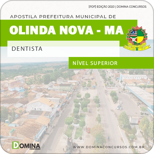 Apostila Pref Olinda Nova Maranhão MA 2020 Dentista
