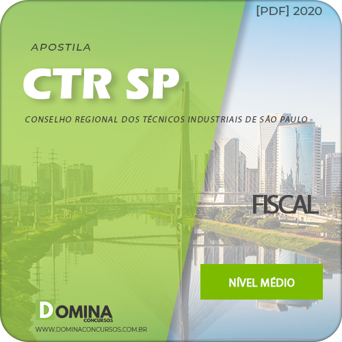 Apostila Concurso Público CTR SP 2020 Fiscal