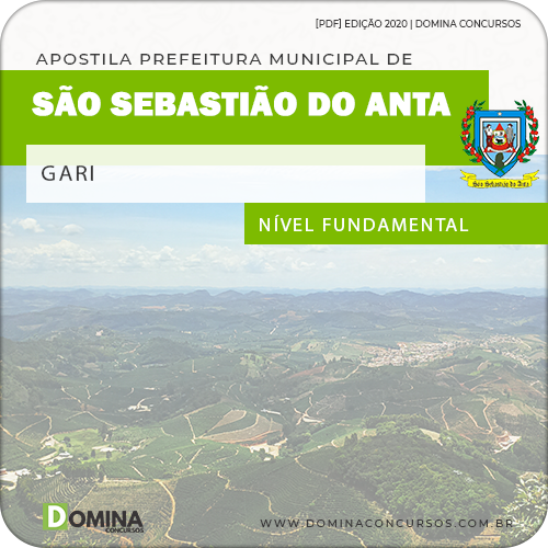 Apostila Concurso Pref São Sebastião Anta MG 2020 Gari