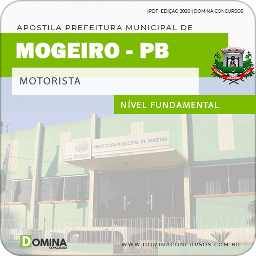 Apostila Concurso Público Pref Mogeiro PB 2020 Motorista