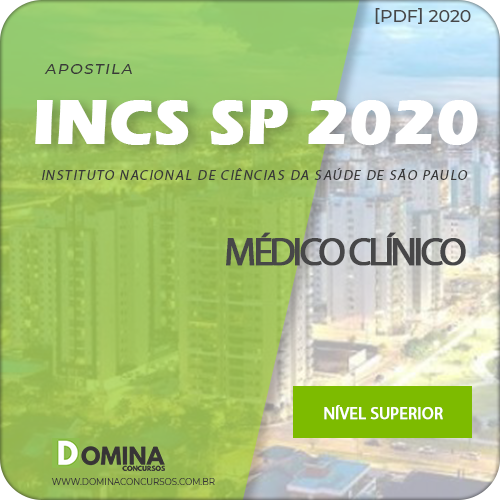 Apostila Concurso INCS SP 2020 Médico Clínico