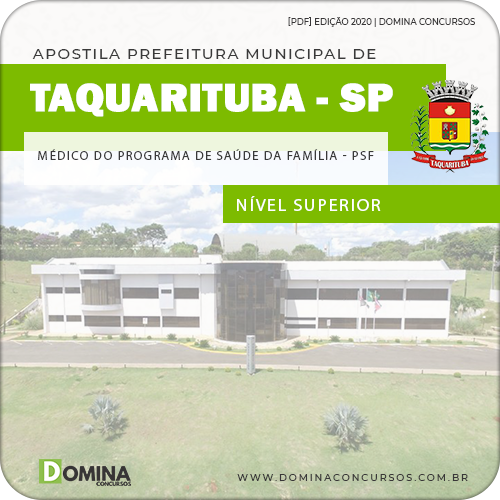 Apostila Concurso Pref Taquarituba SP 2020 Médico PSF