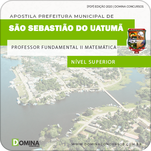 Apostila Pref São Sebastião Uatumã AM 2020 Prof Matemática