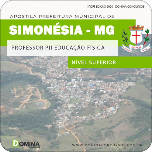 Apostila Pref Simonésia MG 2020 Professor PII Educação Física
