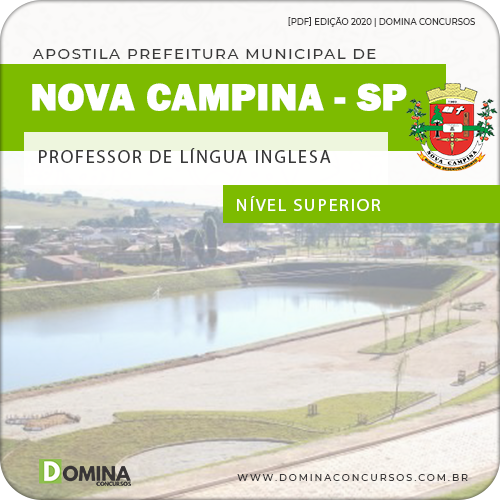 Apostila Pref Nova Campina SP 2020 Professor Língua Inglesa