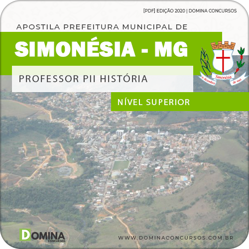 Apostila Pref Simonésia MG 2020 Professor PII História